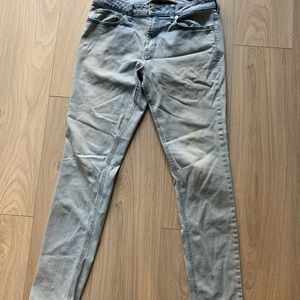 Mens light blue PacSun skinny jeans size 33x32